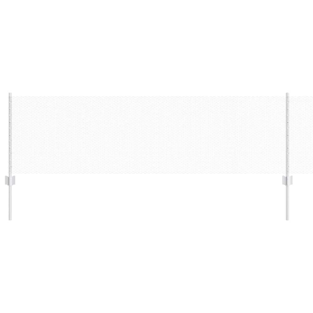 Recinzione in Rete Saldata 50 x 0,6 m - Acciaio Zincato Argento