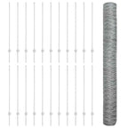 Recinzione in Rete Saldato Acciaio Zincato 50 x 1,2 m