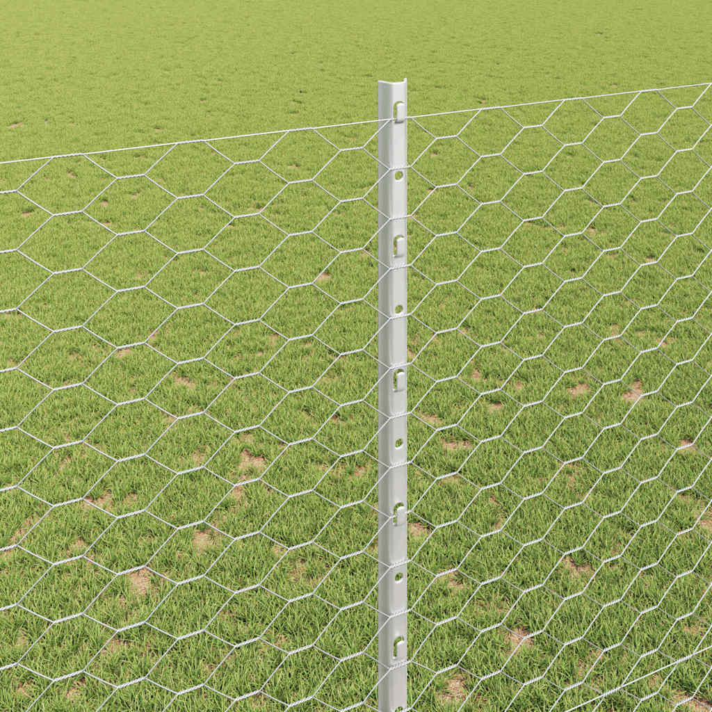Recinzione in Rete Saldato Acciaio Zincato 50 x 1,5 m