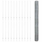 Recinzione in Rete Saldato Acciaio Zincato 50 x 1,5 m