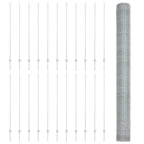 Recinzione in Rete Saldata Acciaio Zincato 50 x 1,6 m