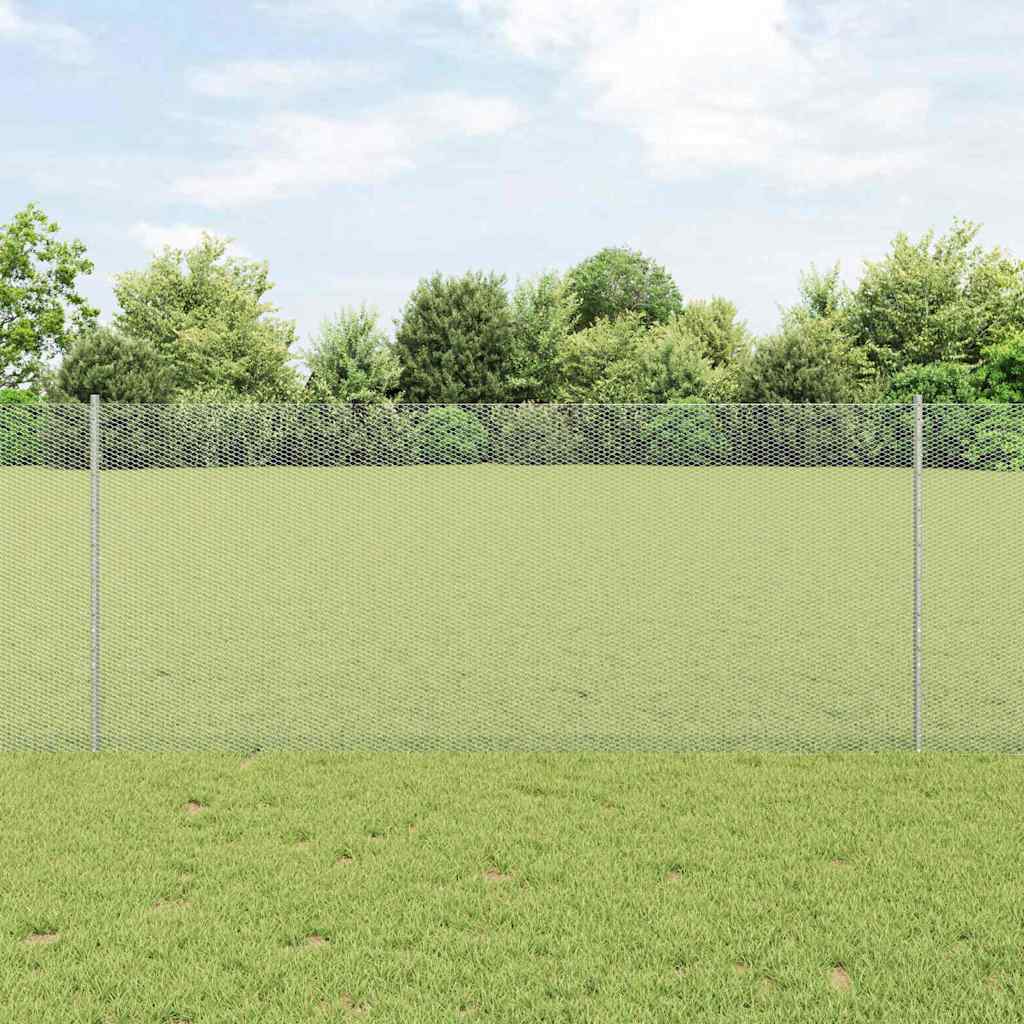 Recinzione in Rete Saldata Acciaio Zincato 100 x 1 m