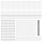 Recinzione in Rete Saldata Acciaio Zincato 100 x 1 m