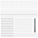 Recinzione in Rete Saldato Acciaio Zincato 100 x 1,2 m