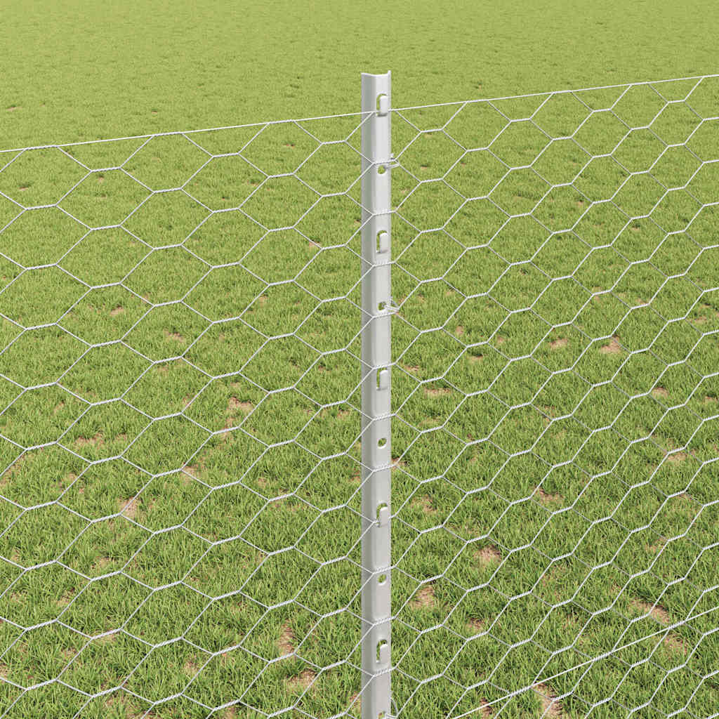 Recinzione in Rete Saldato Acciaio Zincato 100 x 1,4 m