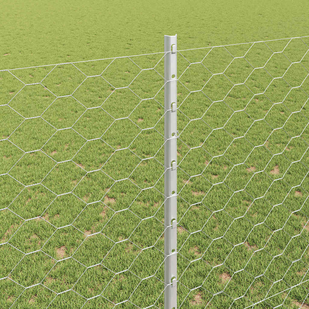 Recinzione in Rete Saldata Acciaio Zincato 100 x 1,5 m