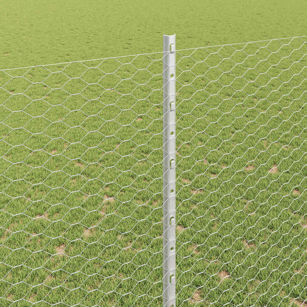 Recinzione in Rete Saldata Acciaio Zincato 100 x 1,6 m