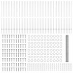 Recinzione in Rete Saldata Acciaio Zincato 100 x 1,6 m
