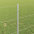 Recinto per animali selvatici con pali 25 x 1 m