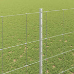 Recinto per animali selvatici con pali 25 x 1,5 m