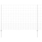Recinto per animali selvatici con pali 25 x 1,5 m