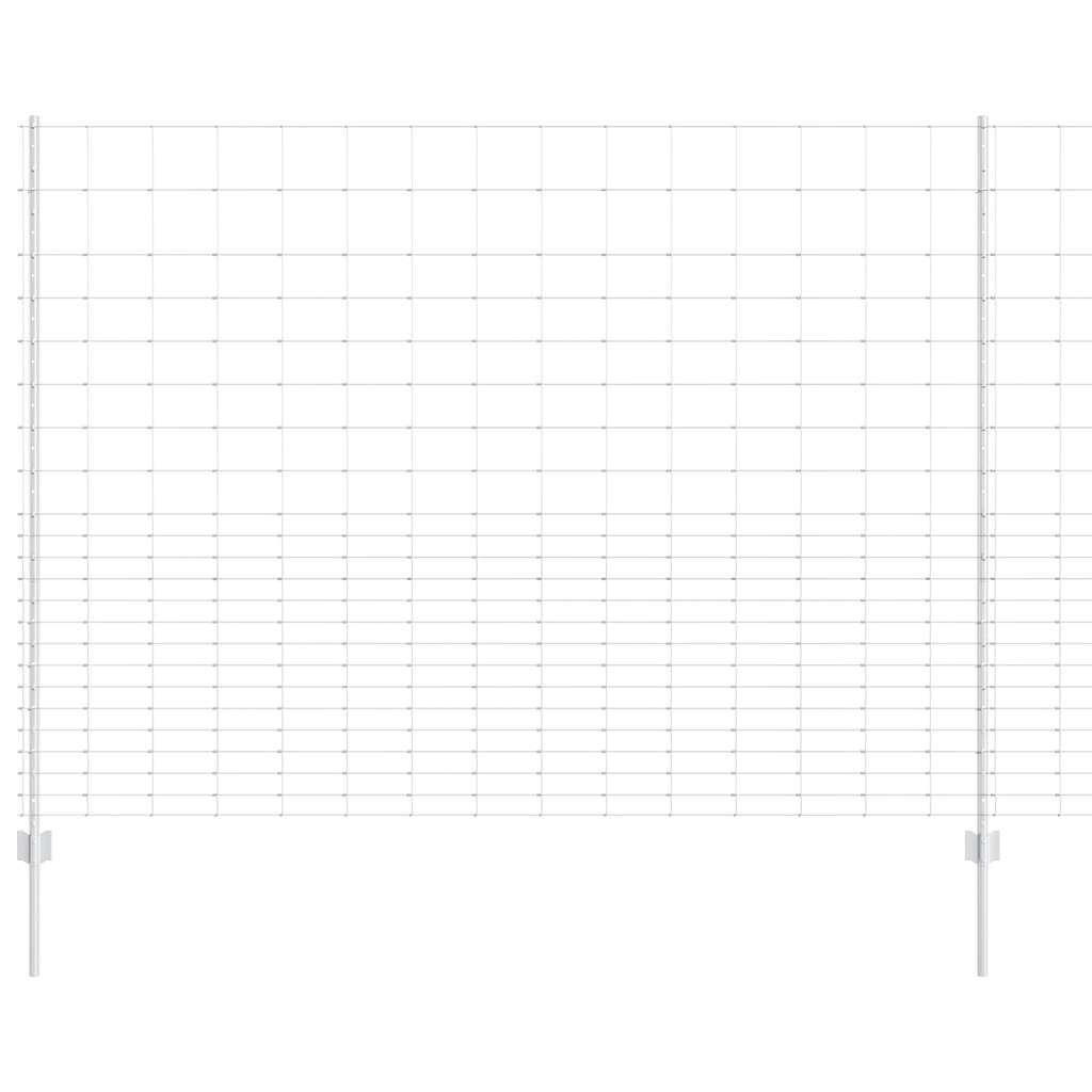 Recinto per animali selvatici con pali 25 x 1,6 m