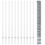 Recinto per animali selvatici con pali 25 x 1,6 m