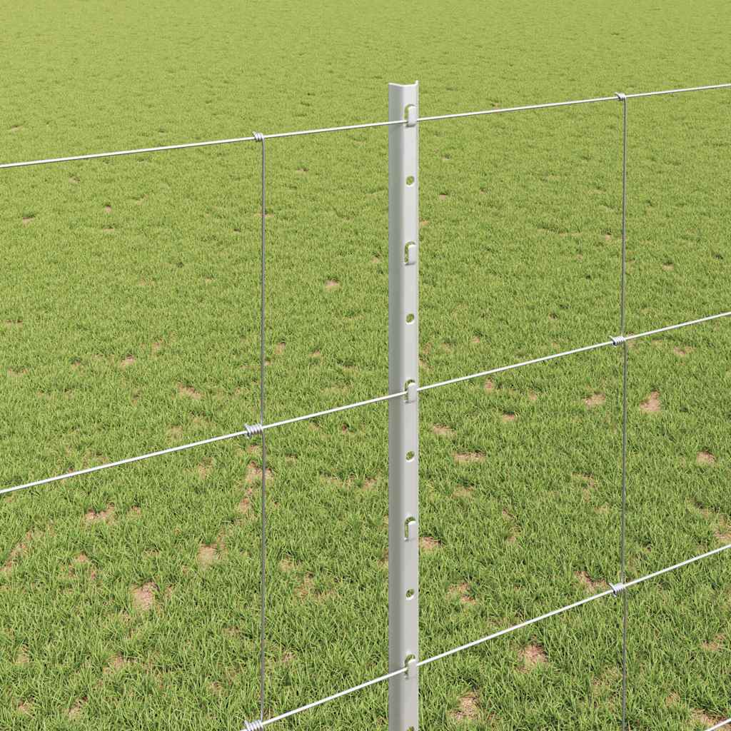 Recinto per animali selvatici con pali 50 x 1,5 m (L x H)