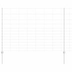 Recinto per animali selvatici con pali 50 x 1,5 m (L x H)