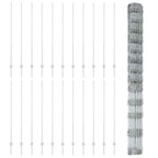 Recinto per animali selvatici con pali 50 x 1,5 m (L x H)