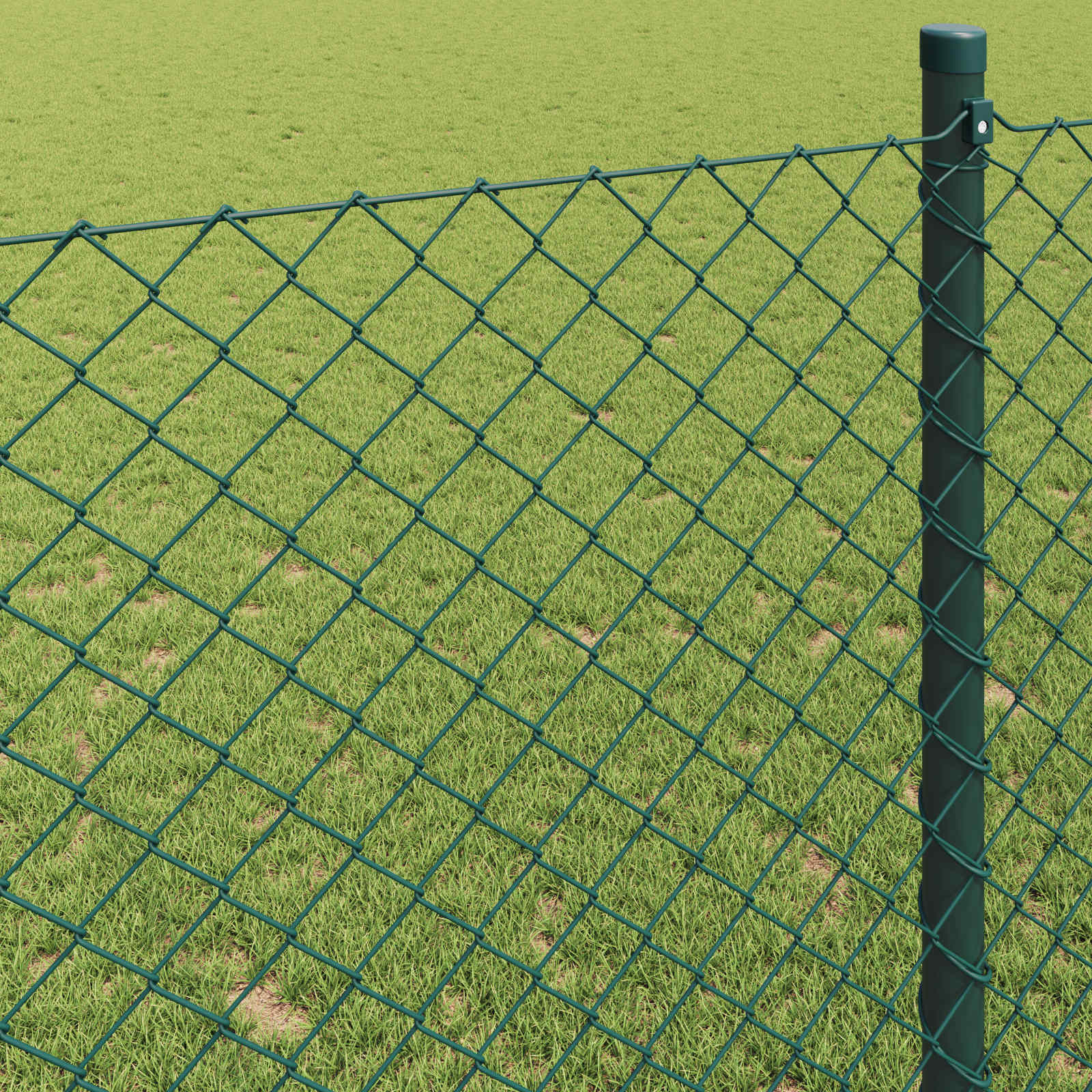 Recinzione a rete metallica in acciaio Verde 100x160 cm