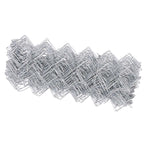 Recinzione a rete metallica acciaio zincato 100x80 cm argento