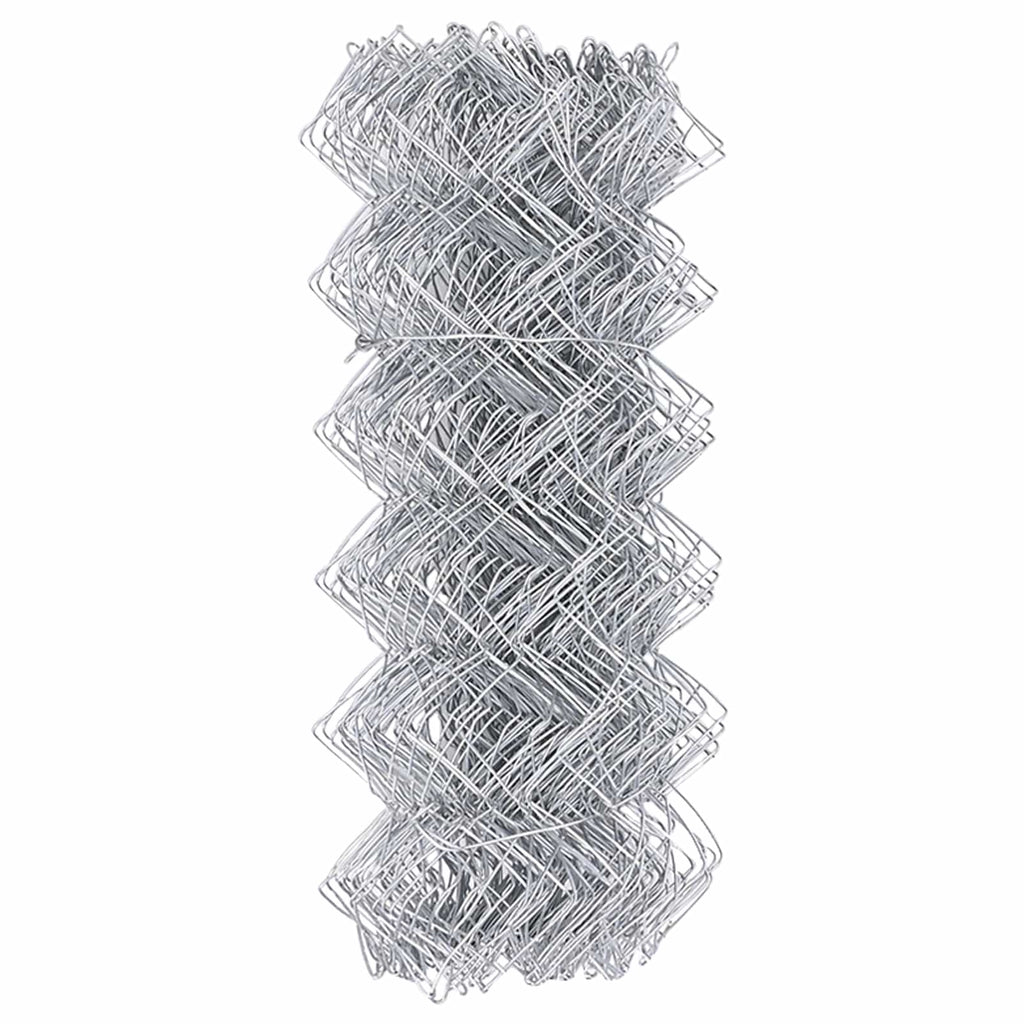 Recinzione a rete metallica Argento acciaio zincato 250x60 cm