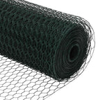 Recinzione Esagonale Verde 0.4 x 10 m Acciaio
