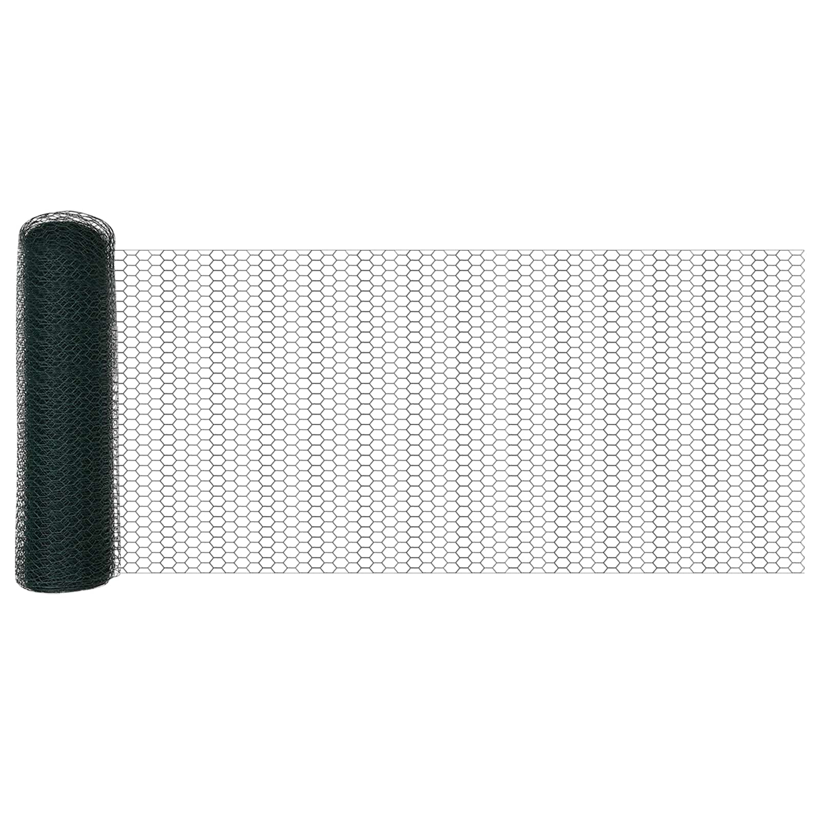 Recinzione Esagonale Verde 0.4 x 10 m Acciaio