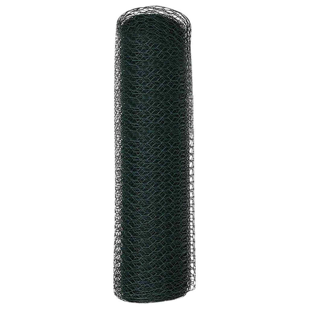 Recinzione Esagonale Verde 0.4 x 10 m Acciaio