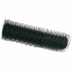 Recinzione Esagonale Verde PVC 10 x 0,4 m