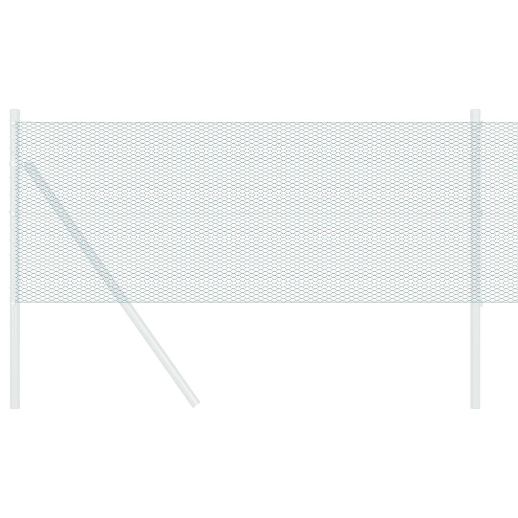 Recinzione Esagonale Verde PVC 0,5 x 10 m