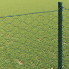 Recinzione Esagonale Verde PVC 0,5 x 10 m