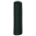 Recinzione Esagonale Verde PVC 0,6 x 10 m