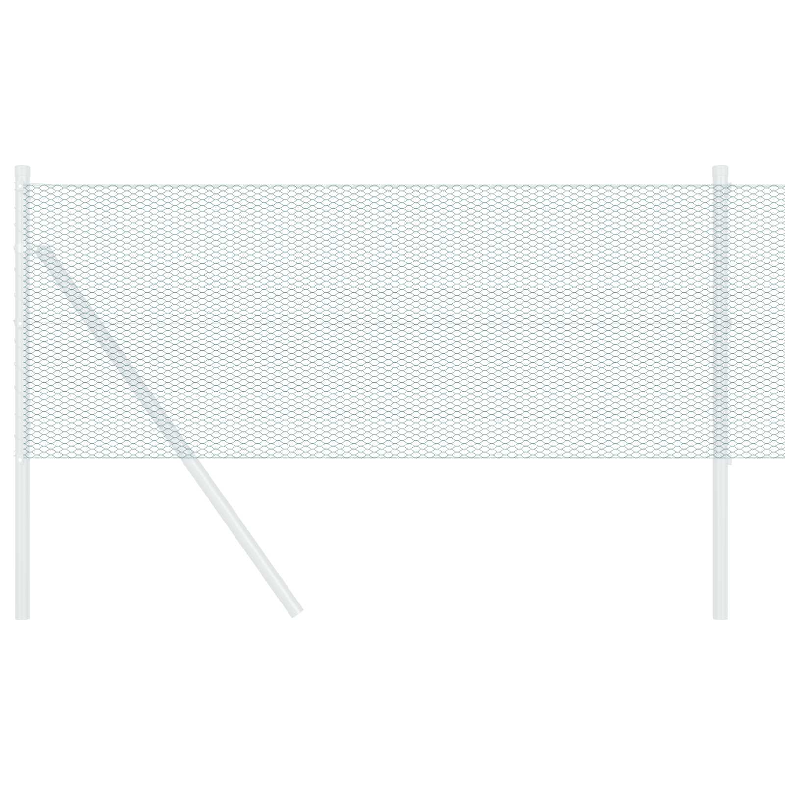 Recinzione Esagonale Verde PVC 0,6 x 10 m
