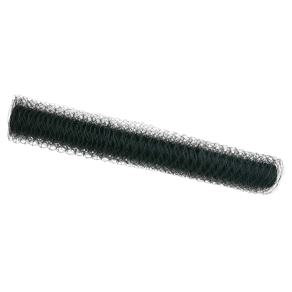 Recinzione Esagonale Verde PVC 0,8 x 10 m