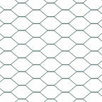 Recinzione Esagonale Verde PVC 1,2 x 10 m