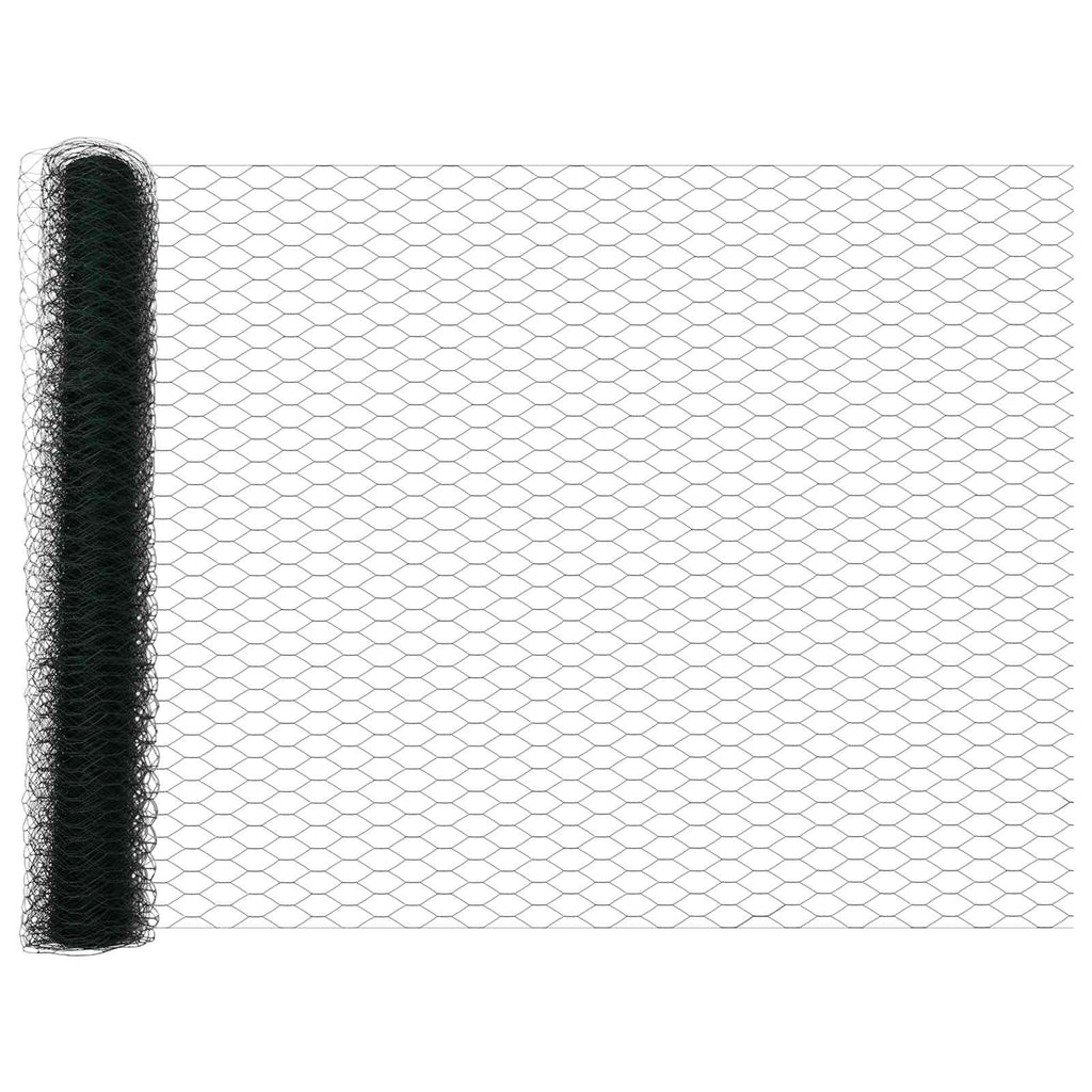 Recinzione Esagonale Verde PVC 1,2 x 10 m