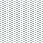 Recinzione Esagonale Verde PVC 1,4 x 10 m