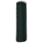 Recinzione Esagonale Verde PVC 0,4 x 25 m