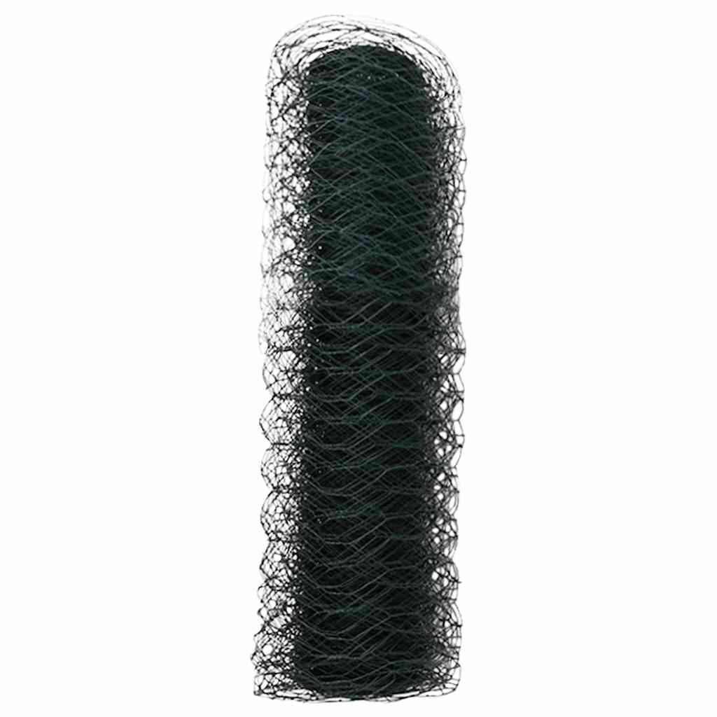 Recinzione Esagonale Verde PVC 0,8 x 25 m
