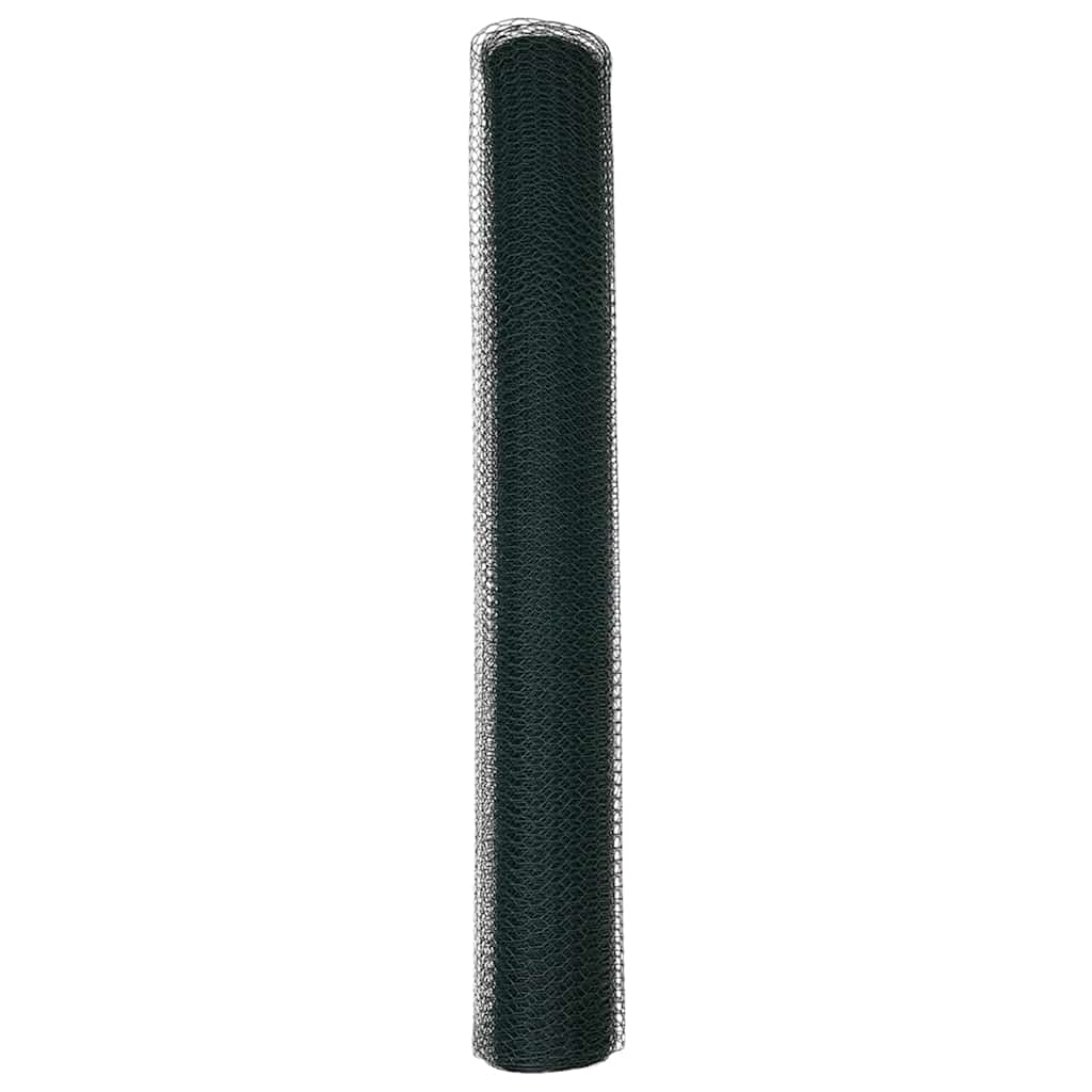 Recinzione Esagonale Verde PVC 1,4 x 25 m