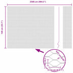 Recinzione Esagonale Verde PVC 1,4 x 25 m
