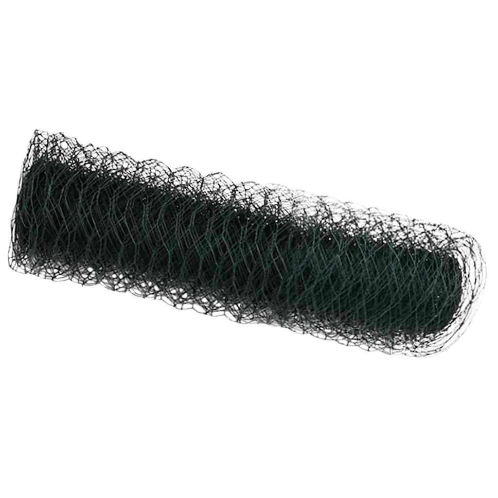 Recinzione Esagonale Verde PVC 0,6 x 50 m