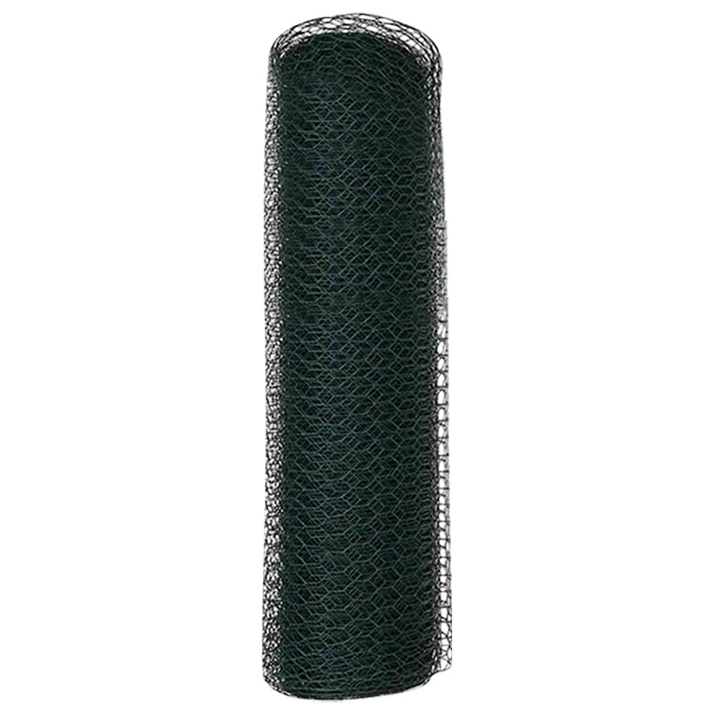 Recinzione Esagonale Verde PVC 0,8 x 100 m