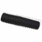 Recinzione Esagonale Grigio PVC 0,6 x 10 m