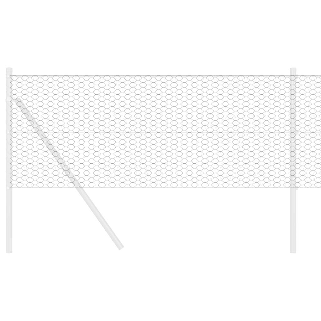 Recinzione Esagonale Grigio 0,8 x 50 m PVC