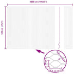 Recinzione Esagonale Grigio PVC 1,2 x 50 m