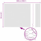 Recinzione Esagonale Grigio PVC 1,6 x 50 m