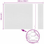 Recinzione Esagonale Grigio PVC 1,6 x 50 m
