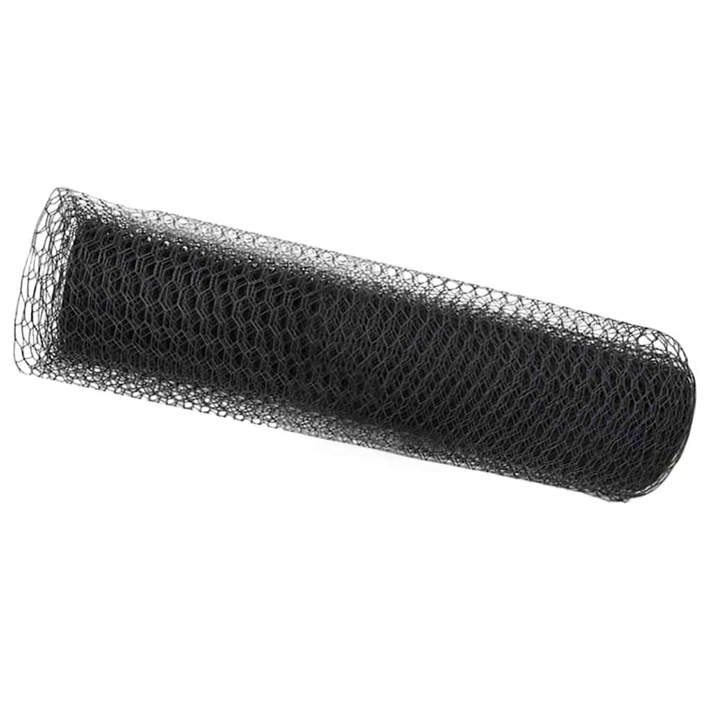 Recinzione Esagonale Grigio PVC 0,6 x 100 m