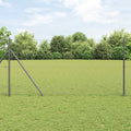 Recinzione Esagonale Grigio PVC 100 x 1,4 m