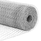 Recinzione Esagonale Argento 10 x 0,4 m Acciaio Zincato