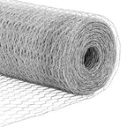 Recinzione Esagonale Argento 10 x 0,4 m Acciaio Zincato